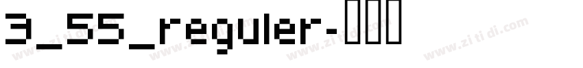 3_55_reguler字体转换
