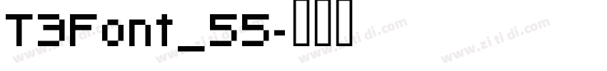 T3Font_55字体转换