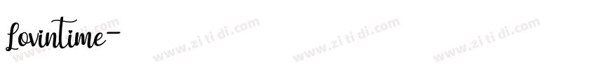 Lovintime字体转换