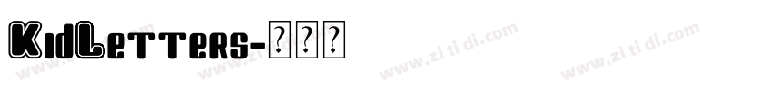 KidLetters字体转换