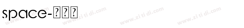 space字体转换