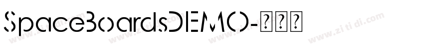 SpaceBoardsDEMO字体转换