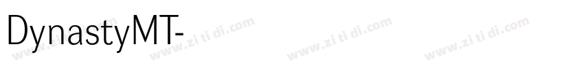DynastyMT字体转换