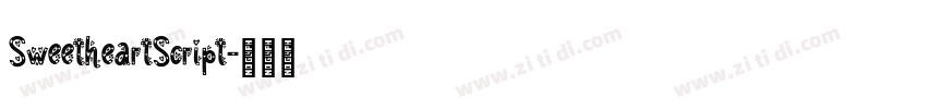 SweetheartScript字体转换