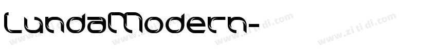 LundaModern字体转换