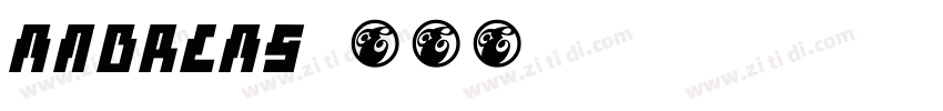 Andreas字体转换
