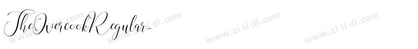 TheOvercookRegular字体转换 TheOvercookRegular字体转换