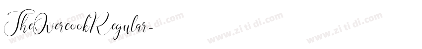 TheOvercookRegular字体转换 TheOvercookRegular字体转换