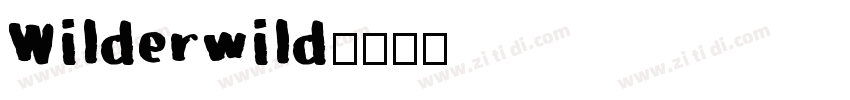 Wilderwild字体转换