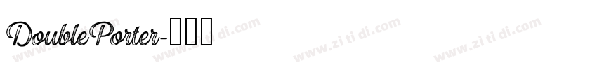 DoublePorter字体转换