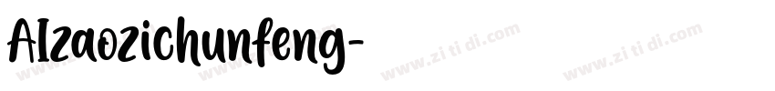 AIzaozichunfeng字体转换
