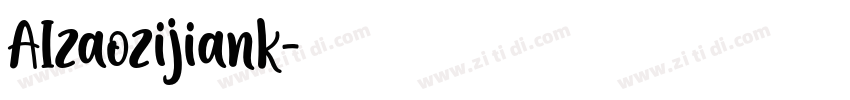 AIzaozijiank字体转换