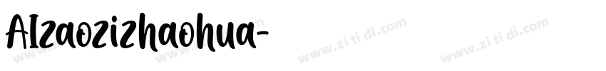AIzaozizhaohua字体转换