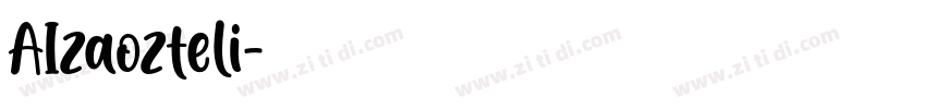 AIzaozteli字体转换