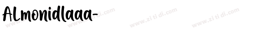 ALmonidlaaa字体转换