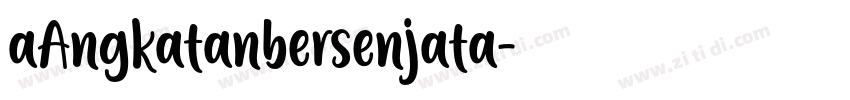 aAngkatanbersenjata字体转换