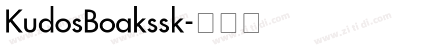 KudosBoakssk字体转换