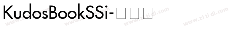 KudosBookSSi字体转换 KudosBookSSi字体转换