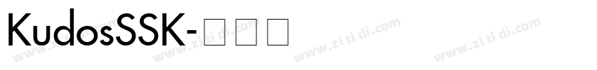 KudosSSK字体转换