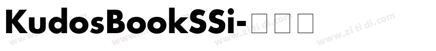 KudosBookSSi字体转换 KudosBookSSi字体转换