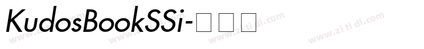 KudosBookSSi字体转换 KudosBookSSi字体转换