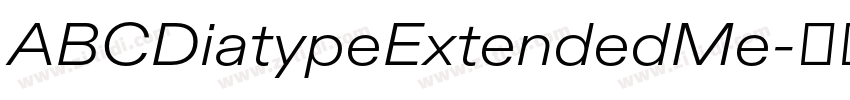ABCDiatypeExtendedMe字体转换 ABCDiatypeExtendedMe字体转换