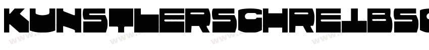 kunstlerschreibschD字体转换