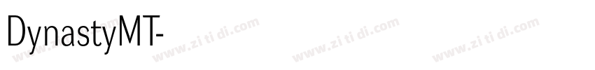 DynastyMT字体转换