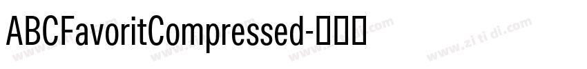 ABCFavoritCompressed字体转换 ABCFavoritCompressed字体转换