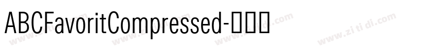 ABCFavoritCompressed字体转换 ABCFavoritCompressed字体转换