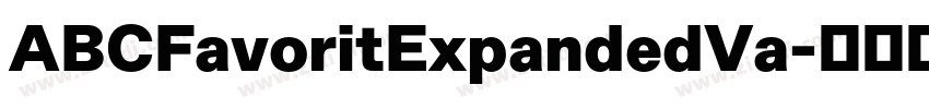 ABCFavoritExpandedVa字体转换 ABCFavoritExpandedVa字体转换