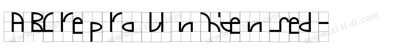 ABCreproUnlicensed字体转换 ABCreproUnlicensed字体转换