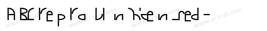ABCreproUnlicensed字体转换 ABCreproUnlicensed字体转换