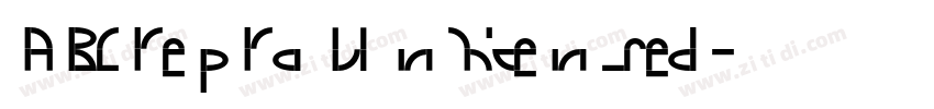 ABCreproUnlicensed字体转换 ABCreproUnlicensed字体转换