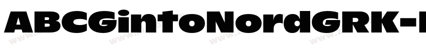 ABCGintoNordGRK字体转换