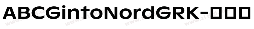 ABCGintoNordGRK字体转换