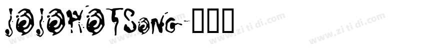 JOJOHOTSong字体转换