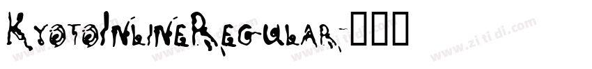 KyotoInlineRegular字体转换
