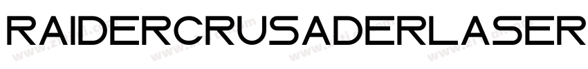 raidercrusaderlaser字体转换