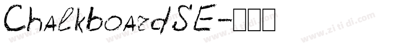 ChalkboardSE字体转换