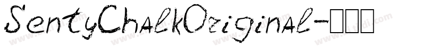 SentyChalkOriginal字体转换