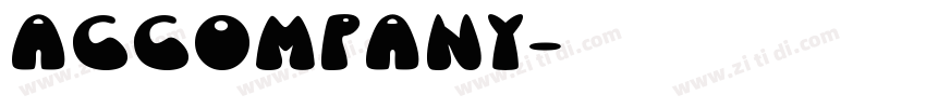 ACCOMPANY字体转换