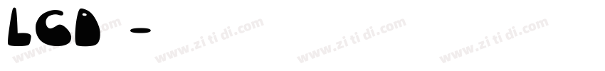 LCD液晶显的数字字体转换