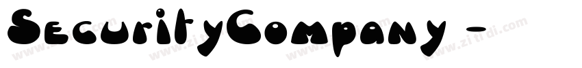 SecurityCompany字体下载字体转换