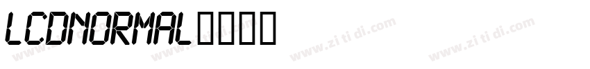 LCDNormal字体转换