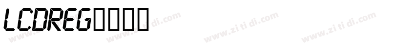 LCDReg字体转换