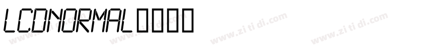 LCDNormal字体转换
