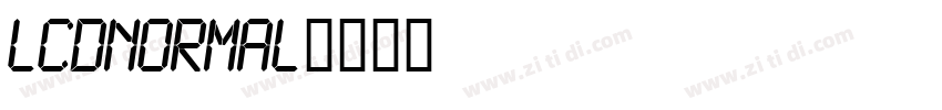 LCDNormal字体转换