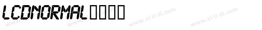 LCDNormal字体转换