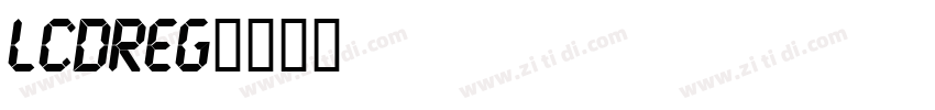 LCDReg字体转换